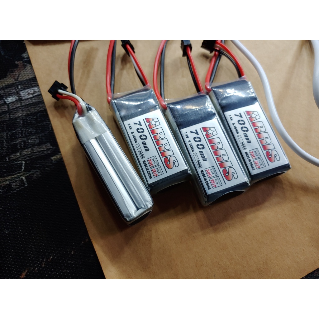 bin 2s 7.4vol 700mah giành cho máy bay đk từ xa