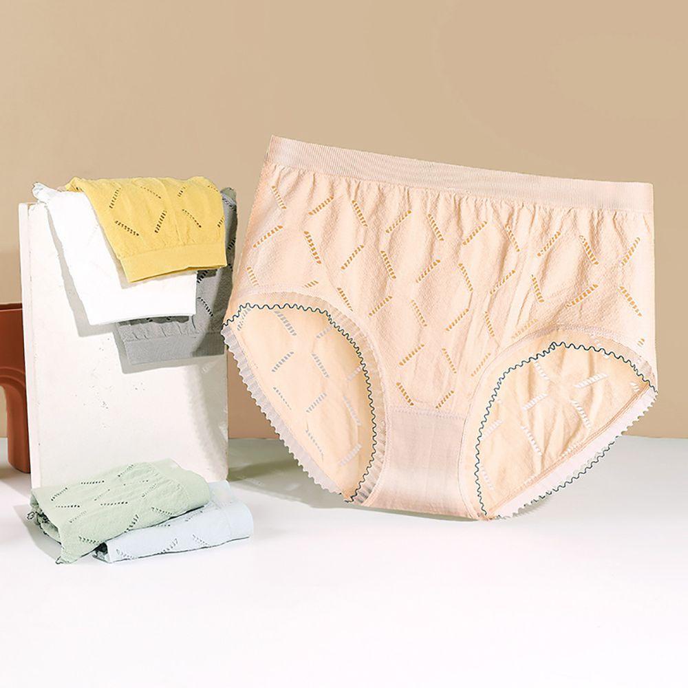 Quần Lót Co Giãn Thoáng Khí Họa Tiết Sọc Caro Gợi Cảm Cho Nữ