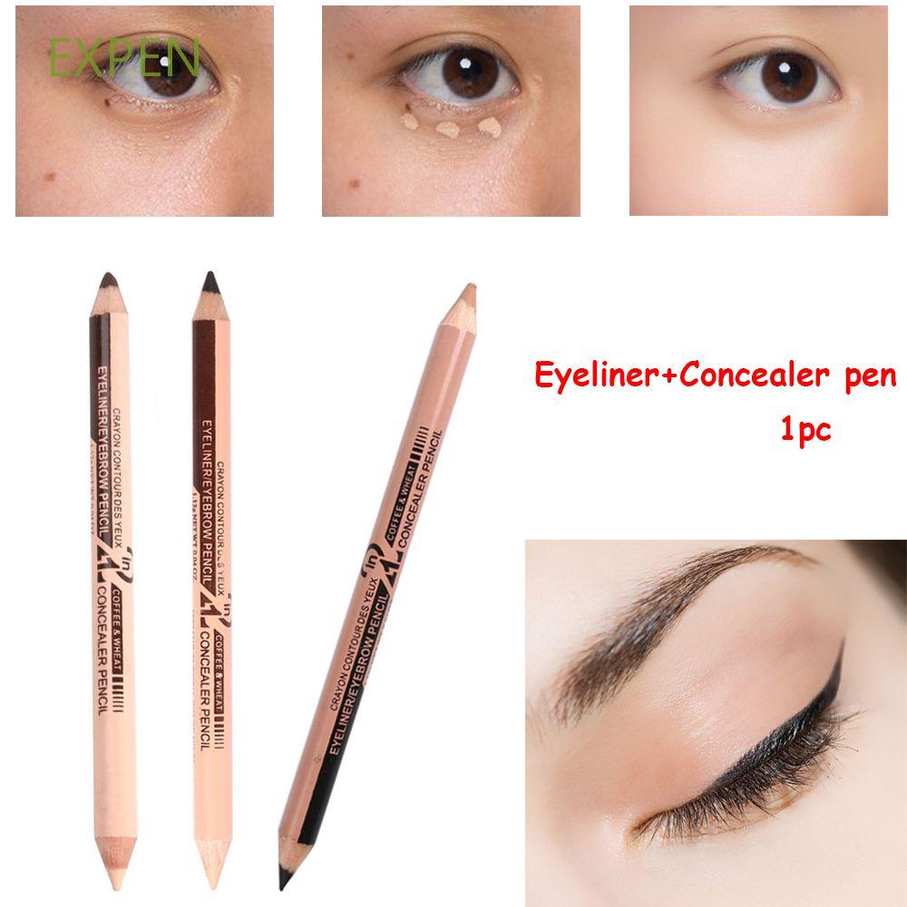 (Hàng Mới Về) Bút Che Khuyết Điểm Kiêm Tạo Khối Hai Đầu Lâu Trôi Chống Thấm Nước Trang Điểm Chuyên Nghiệp