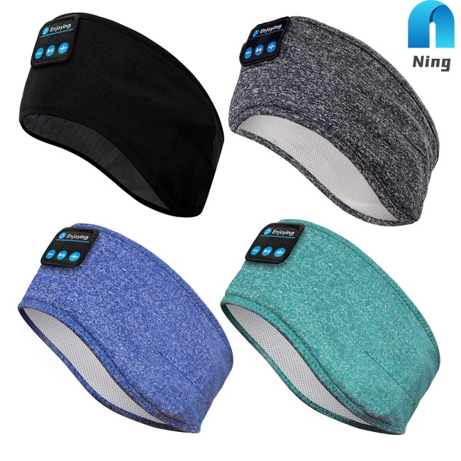 Ning Băng Đô Thể Thao Tích Hợp Bịt Mắt Tích Hợp Tai Nghe Bluetooth Không Dây Tiện Dụng