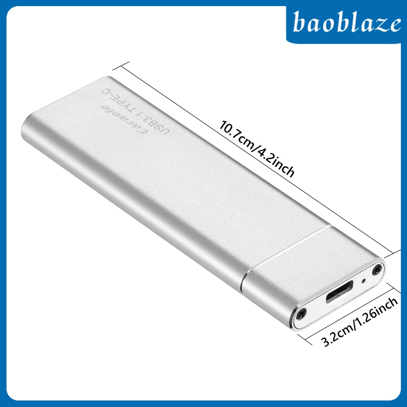 (Baoblaze) Ổ Cứng Ngoài 1t Ssd Usb3.1 Bằng Hợp Kim Di Động Cho Android Tablet Laptops | BigBuy360 - bigbuy360.vn