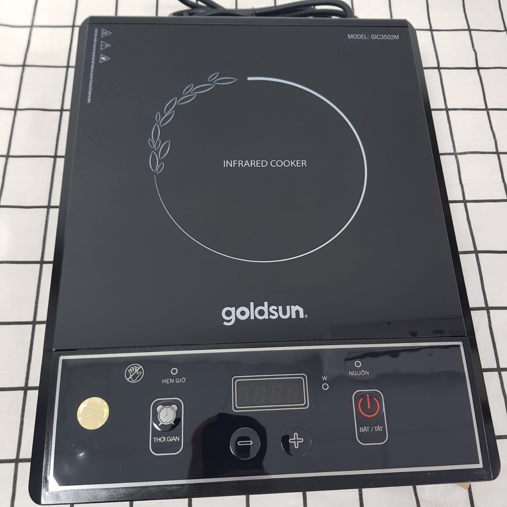 Bếp từ đơn Goldsun GIC3200-D và Bếp hồng ngoại đơn GIC3501-D - Bếp điện từ nấu lẩu, chiên, xào rán