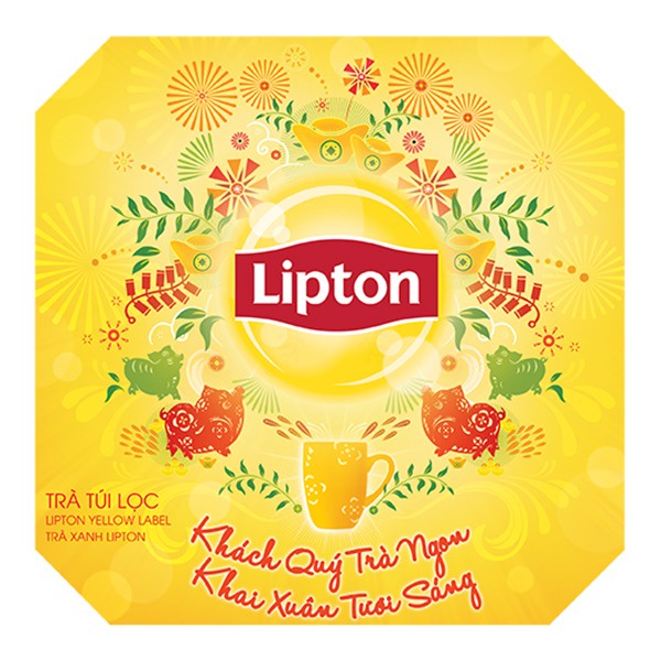 Trà Lipton/ Trà Túi Lọc Nhãn Vàng Yellow Label Hộp 50- 60g