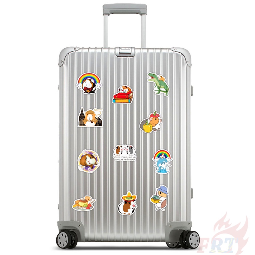 Bộ 50 Miếng Dán Họa Tiết Hoạt Hình The Guinea Pigs Series 01 - Kawaii Chống Thấm Nước Thời Trang Diy