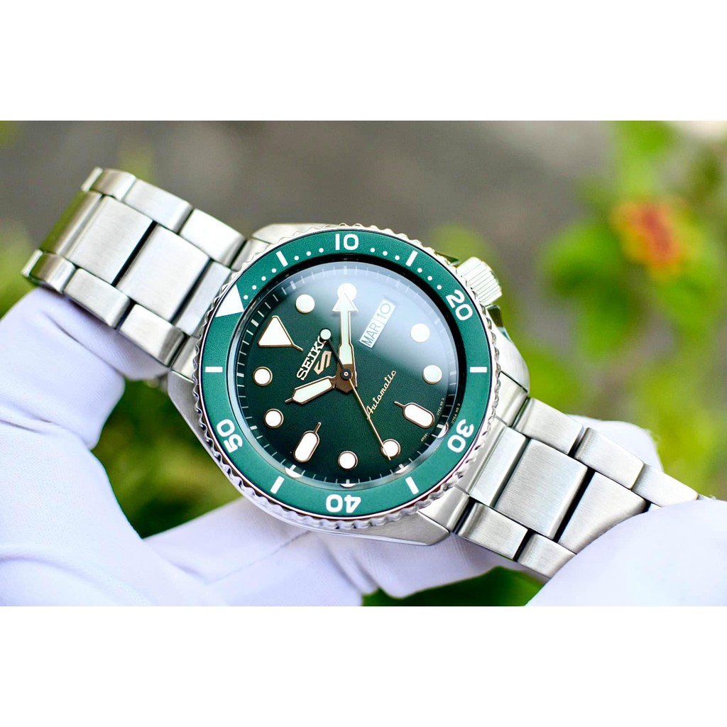 Đồng hồ nam Seiko 5 Sport Automatic Green SRPD63K1