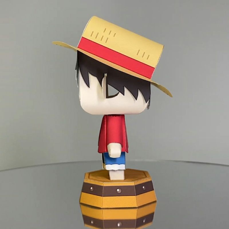 Mô hình giấy anime One Piece] chibi Luffy timeskip