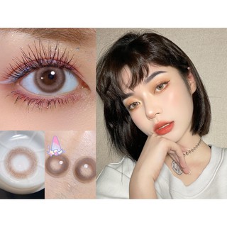 (21.23 tháng 5) Dòng 4DGGHE, Thương hiệu ColorPinto, 14.0mm, (Lớp 0-8.00), Kính áp tròng sử dụng hàng năm (nâu)