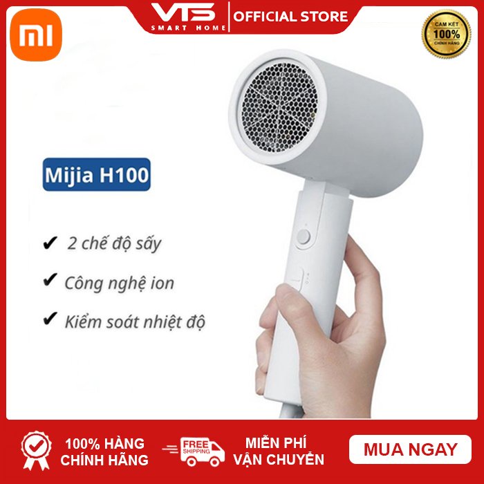 Máy Sấy Tóc Xiaomi Mijia di động có thể gấp lại, ion âm 1600W - VTS Smart Home