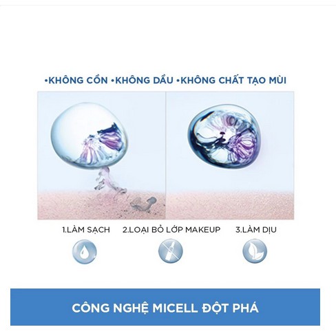 Nước Tẩy Trang Loreal Paris 3 in 1 Micellar Water Refreshing 400ml Màu Xanh Nhạt Tươi Mát  400ml  Xuất Xứ Pháp