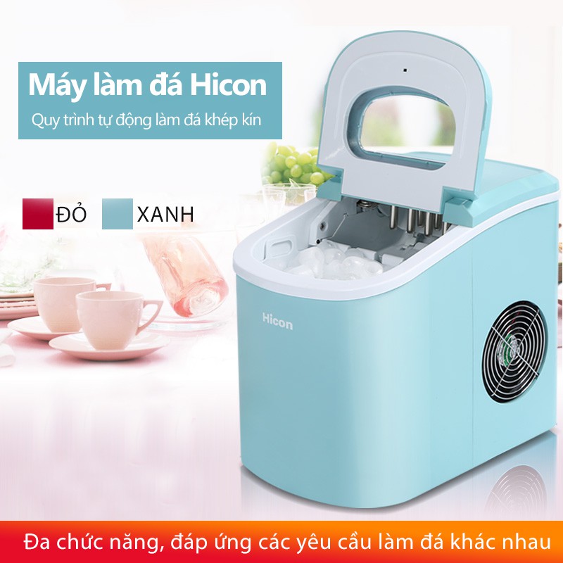 H105B/H105R/H105S Máy làm đá mini công suất lớn hoàn toàn tự động nhanh chóng làm được 15kg đá vinhthuan.shop