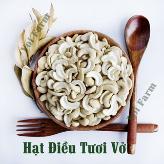 500gr hạt điều tươi làm sữa loại bể đôi voifarm