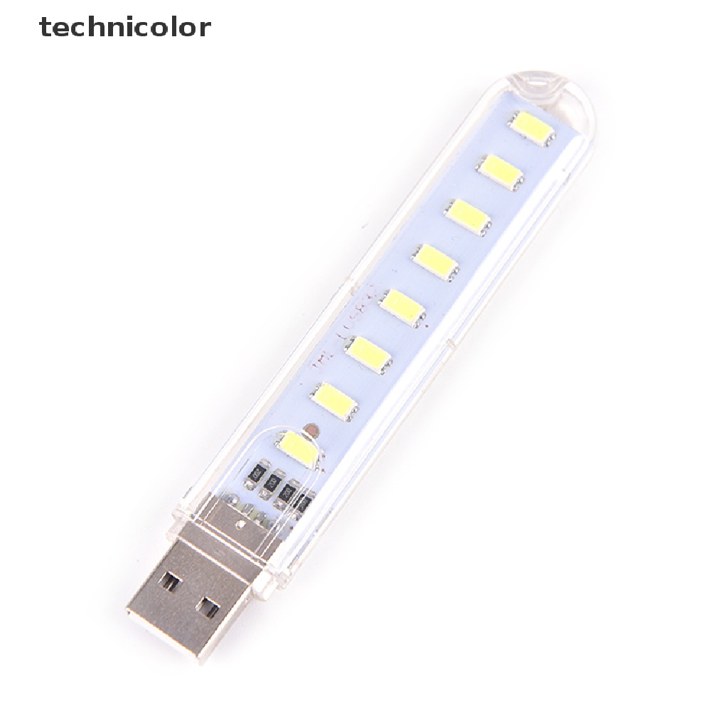 Đèn LED USB Mini 8 Bóng Tiện Dụng Cho PC / Laptop