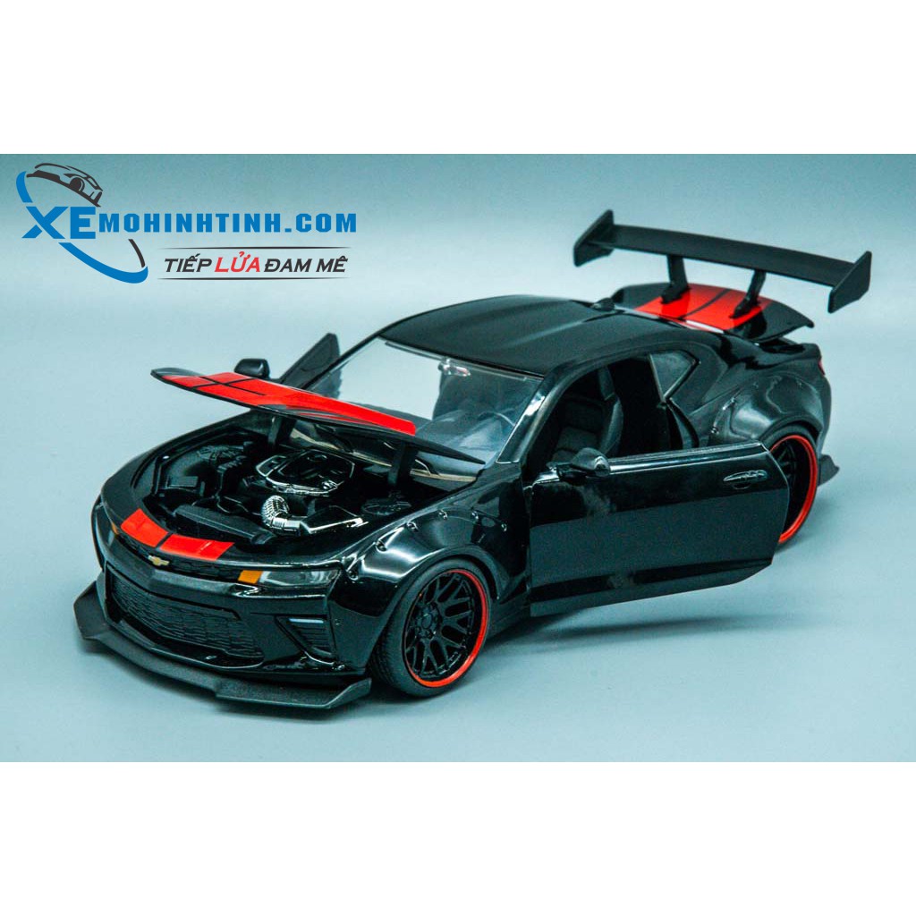 Xe Mô Hình Chevy 2016 Camaro Ss Widebody Gt Wing 1:24 Jada Toys (Đen)