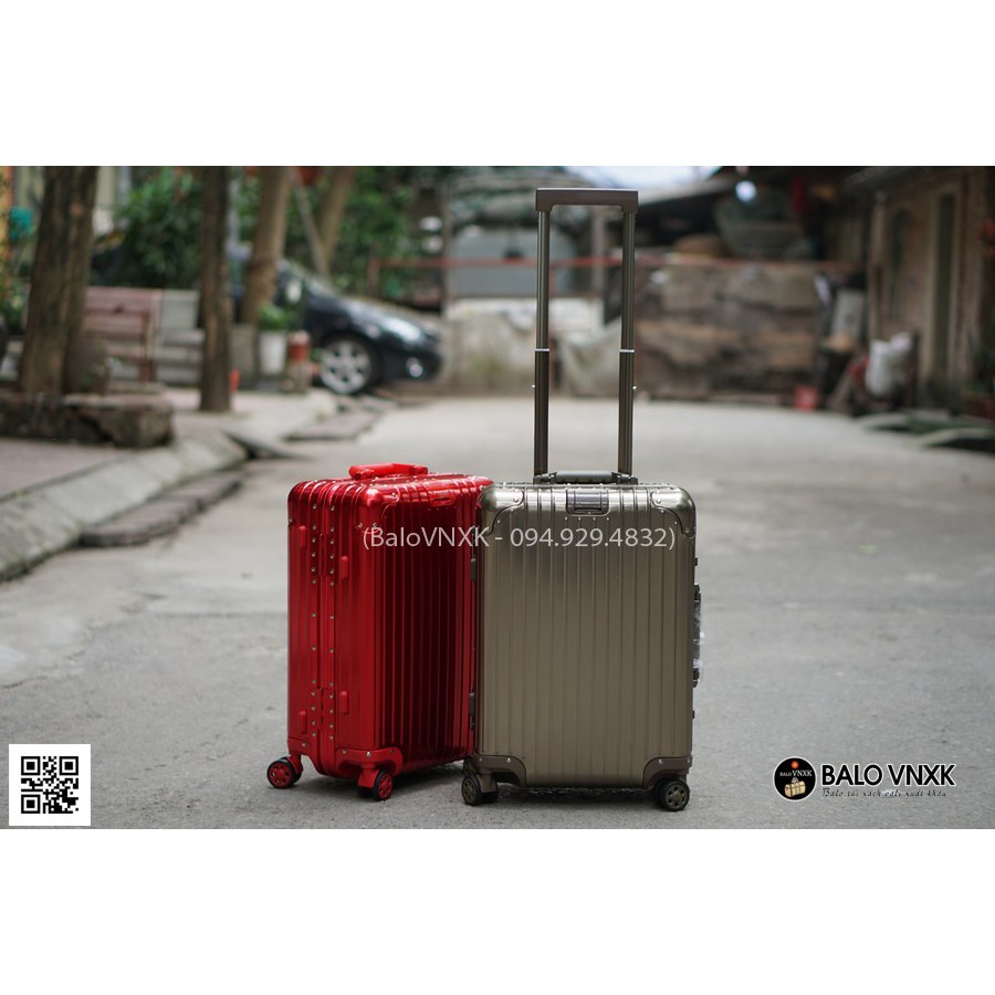 Vali nhôm nguyên khối  - Size 20" xách tay