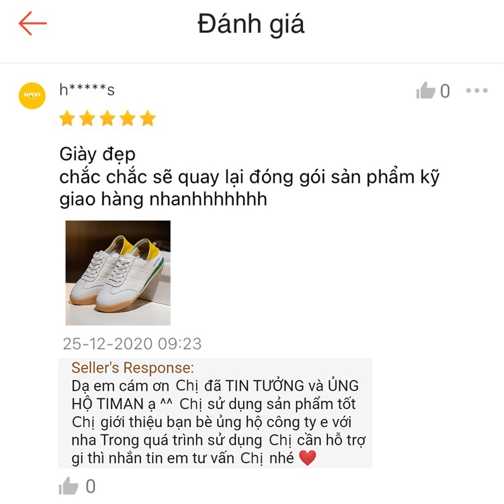 Giày thể thao nữ TIMAN SZ04 chống trượt mẫu mới nhất 2021 bảo hành 1 năm