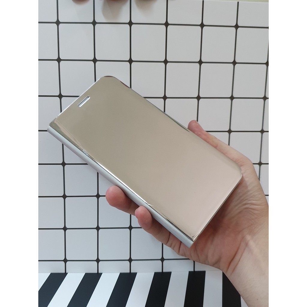 Bao da tráng gương Samsung J7 pro - Pk666