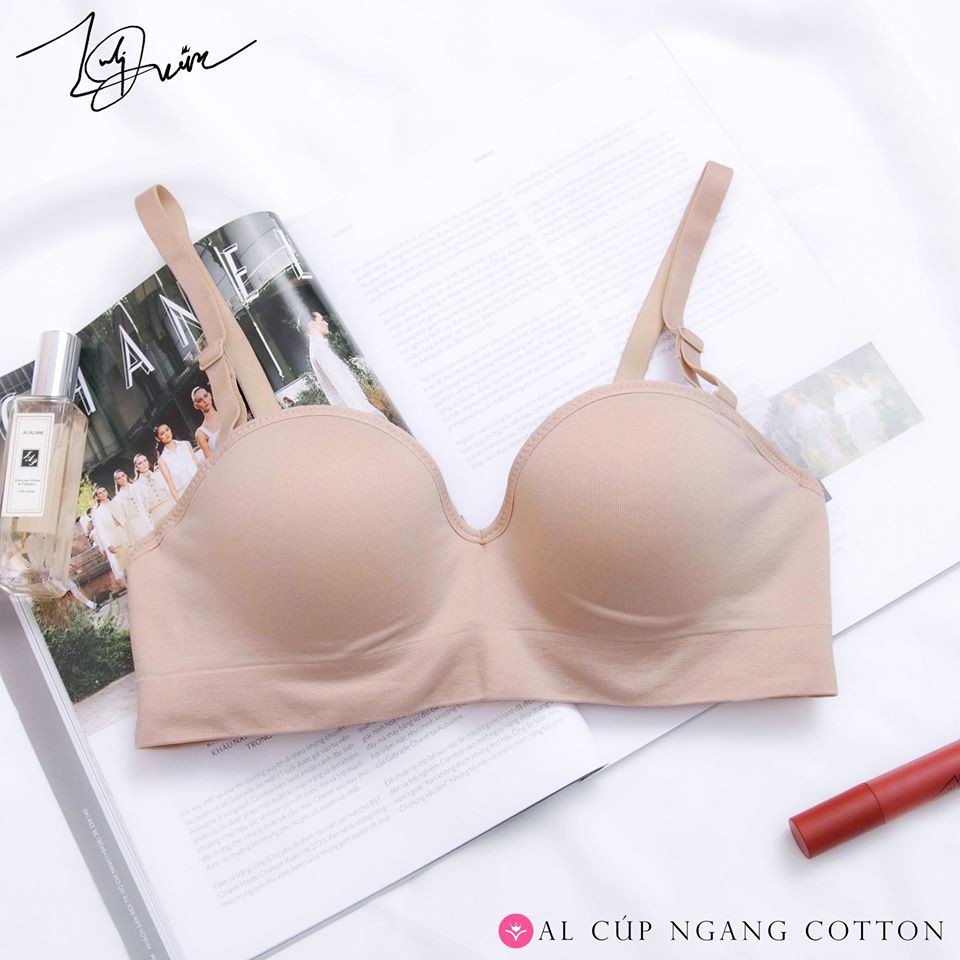 Áo lót cup ngang cotton mềm mịn thoáng mát hè 2021 | luliqueen | BigBuy360 - bigbuy360.vn