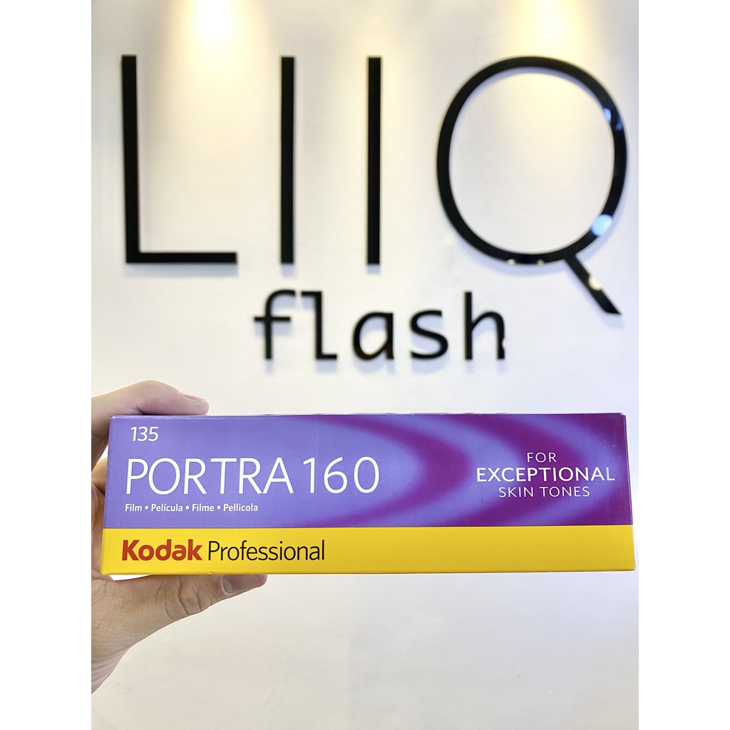Phim Kodak Portra ISO 160, Màu Color, 135/35mm x 36 Kiểu, In Date Cho Máy Chụp Ảnh Film - LIIQ Flash