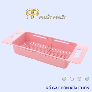 Rổ gác bồn rửa chén thông minh - Khay đựng đồ gác bồn rửa bát PP004