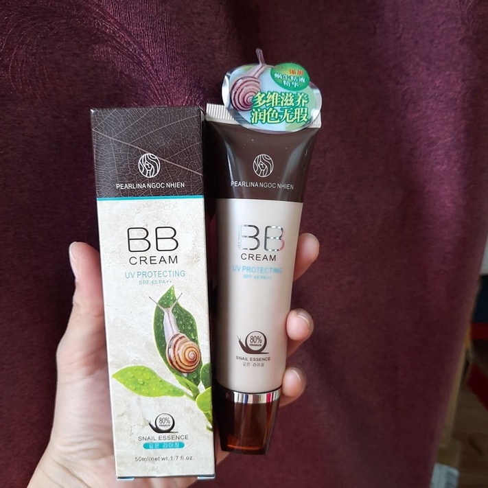 Kem nền ốc sên trắng da BB Snail Essence 50ml