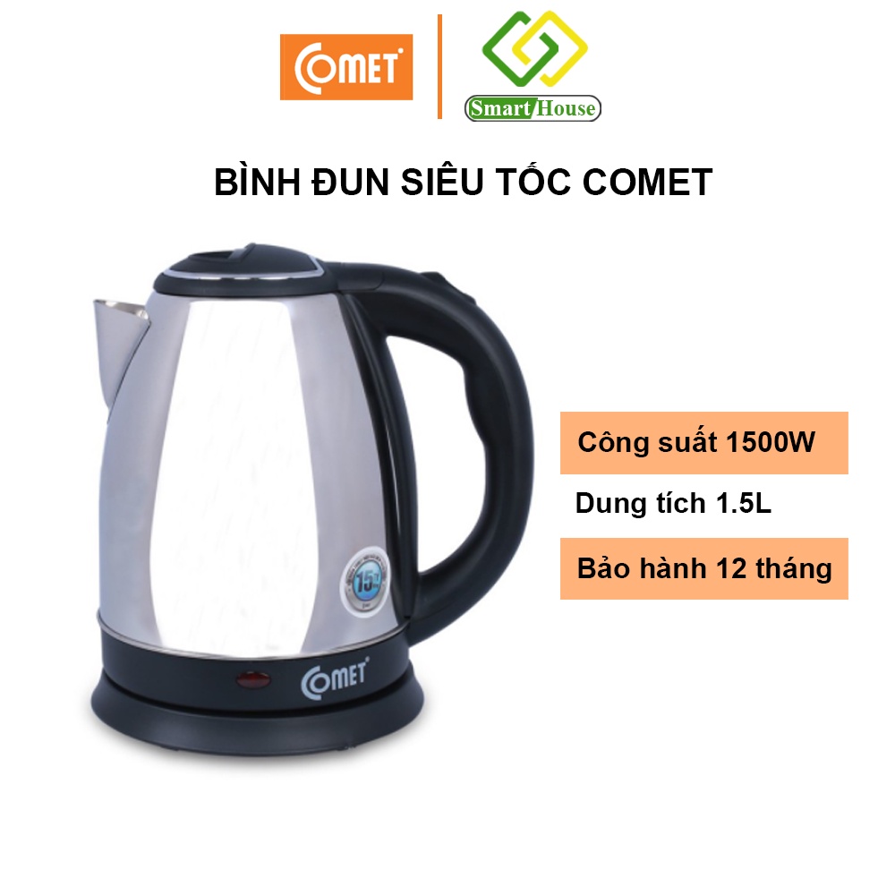 Bình đun siêu tốc Comet CM8215 1.5L