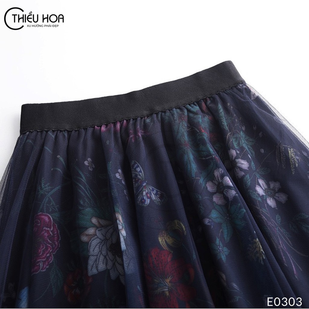 Chân Váy Voan Công Sở Trẻ Trung Thiều Hoa E0303