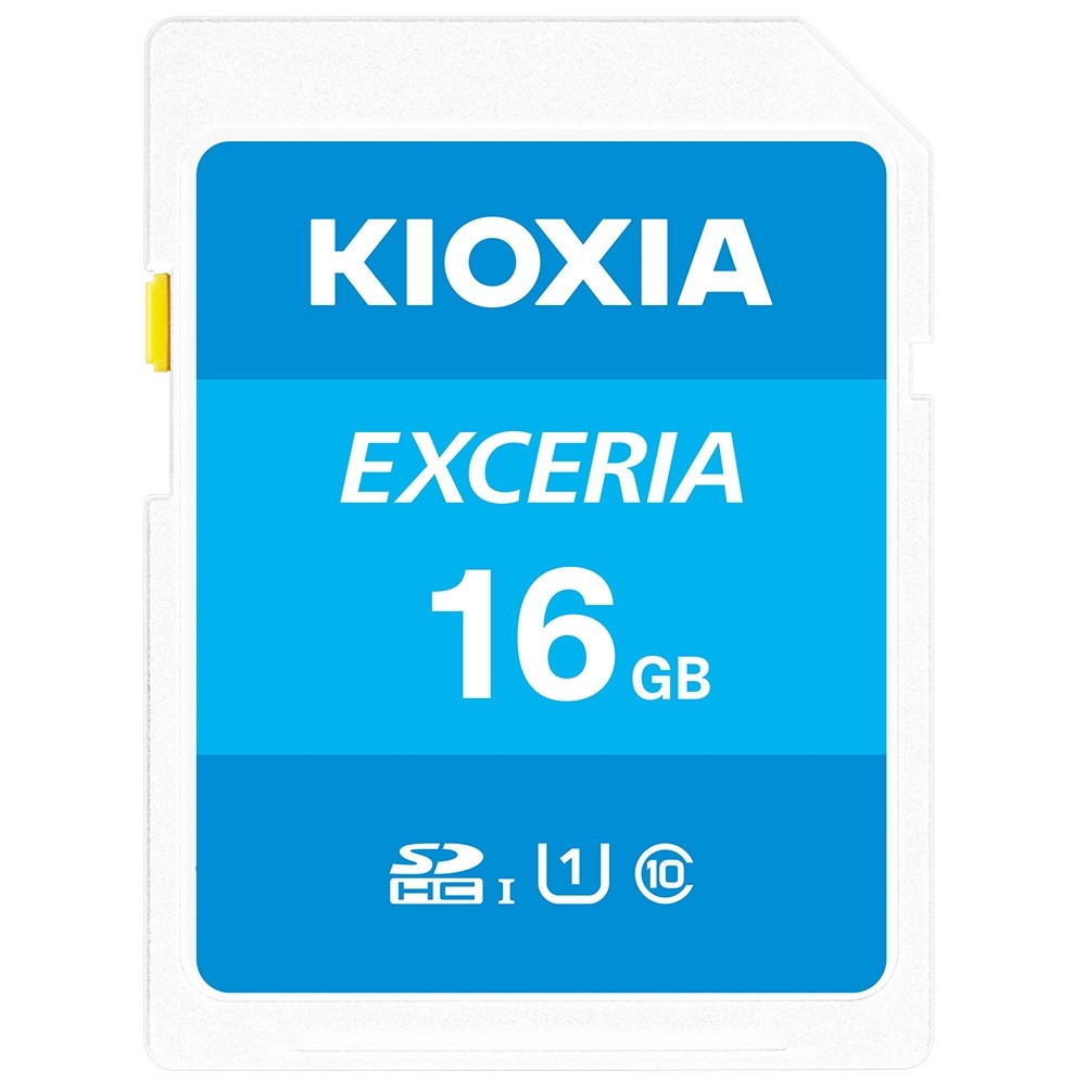 Thẻ nhớ SDHC Kioxia Exceria 16 / 32 / 64 / 128GB UHS-I U1 100MB/s (Xanh) - Formerly Toshiba Memory