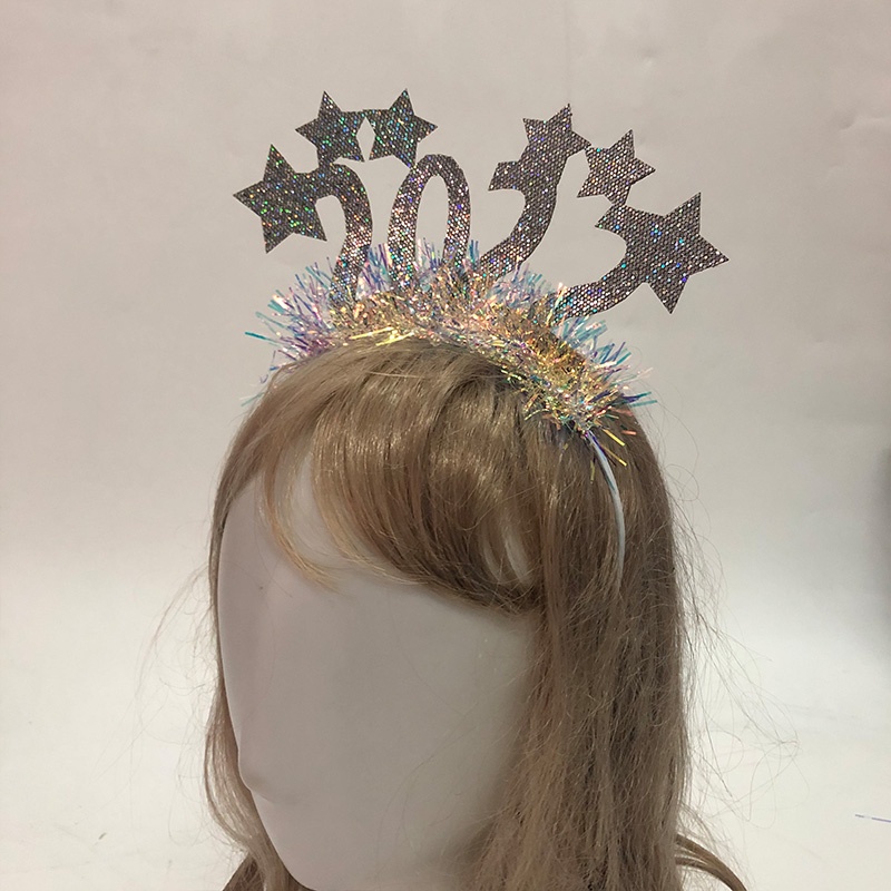 Băng Đô Đính Kim Sa Lấp Lánh Mừng Năm Mới 2022