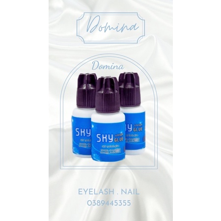 ( Chính hãng )Keo nối mi Sky S+_keo nối mi_Domina_mi khay_mi fan_uốn mi_dụng cụ mi_Domina