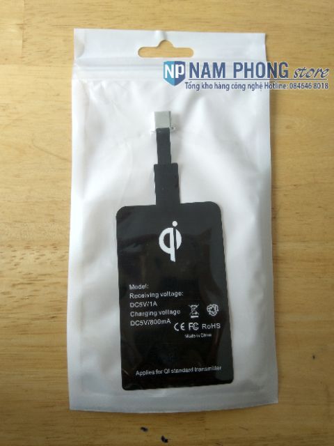 Miếng dán sạc không dây Type-C