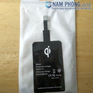 Miếng dán sạc không dây Type-C