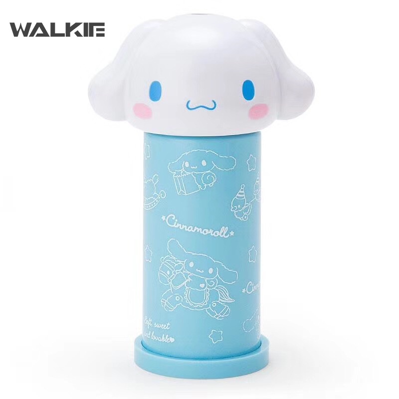 SANRIO Hộp Đựng Tăm Bông Cotton Dạng Nhấn In Họa Tiết Hoạt Hình Dễ Thương