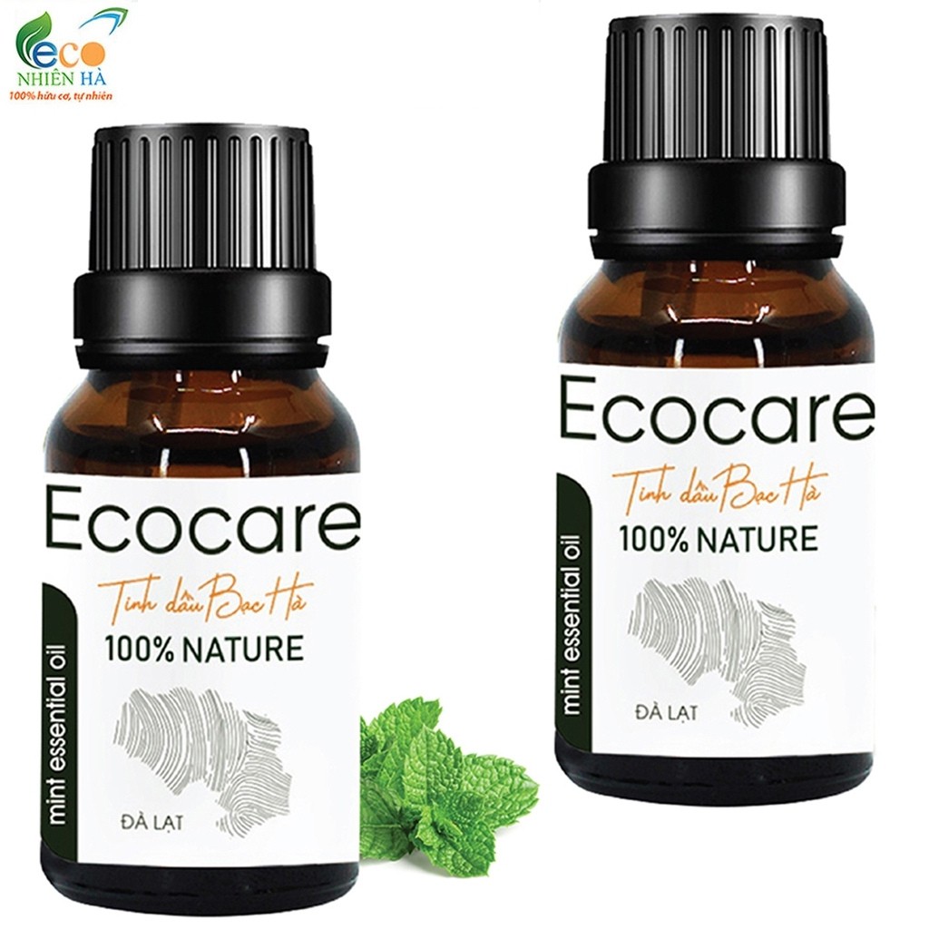 Tinh dầu ECOCARE 10ml, bưởi nguyên chất, tinh dầu thơm phòng phục hồi tóc hư tổn, khử mùi