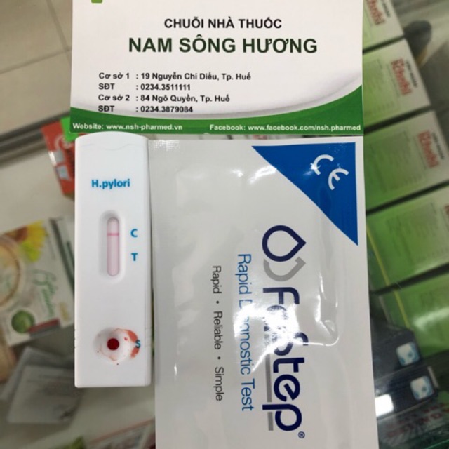 [DATE XA] QUE THỬ TEST THỬ VIRUS HP H. Pylori VIÊM LOÉT DẠ DÀY FASTEP CỦA MỸ