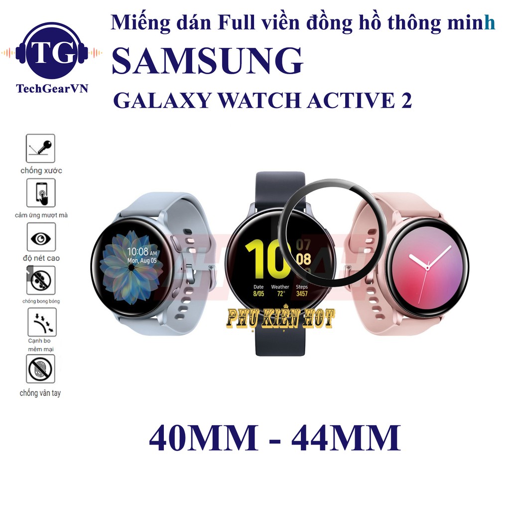 Kính cường lực dẻo full màn hình Samsung Galaxy Watch Active 2