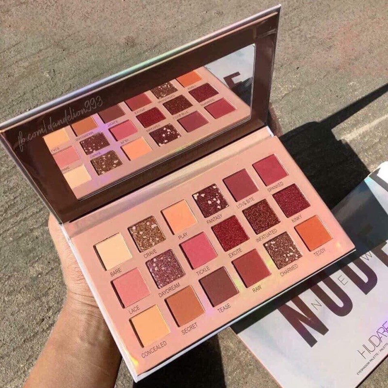 bảng màu mắt Huda nude