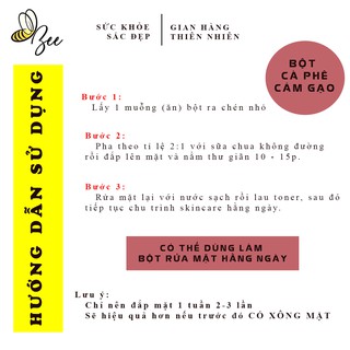 BỘT CÀ PHÊ CÁM GẠO NGUYÊN CHẤT