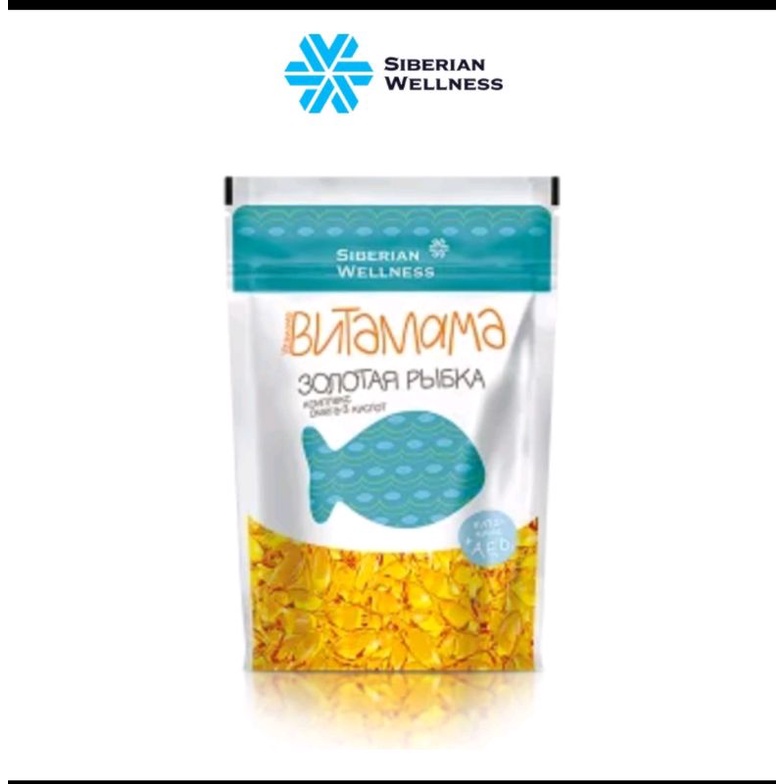 Viên bổ mắt và phát triển não bộ  Siberian VITAMAMA OMEGA 3 Softgels – 90 viên