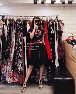 Váy gucci cổ bèo