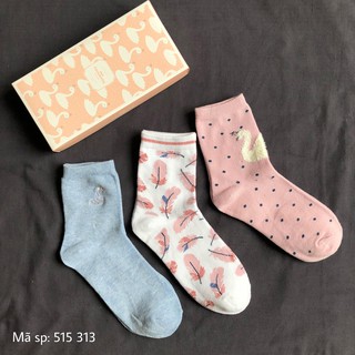 Combo 3 đôi vớ cổ lửng xinh xắn