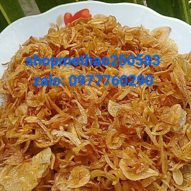 hành tím phi giòn nhà làm