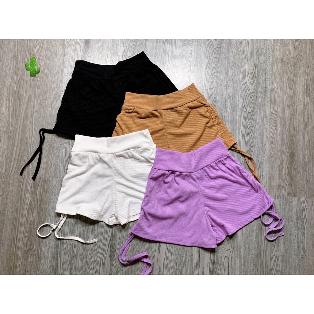 Quần rút dây hông nữ 4 màu