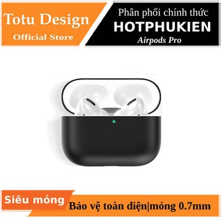 Bao case chống sốc silicon siêu mỏng cho tai nghe Apple Airpods Pro hiệu Totu AA-095 - Hàng chính hãng