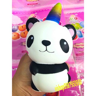 SQUISHY GẤU TRÚC 1 SỪNG CÓ CÁNH THIÊN THẦN