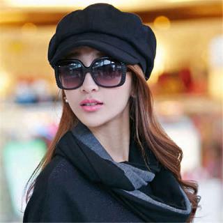 Mũ nồi vải len phong cách retro hàn quốc cho nữ
