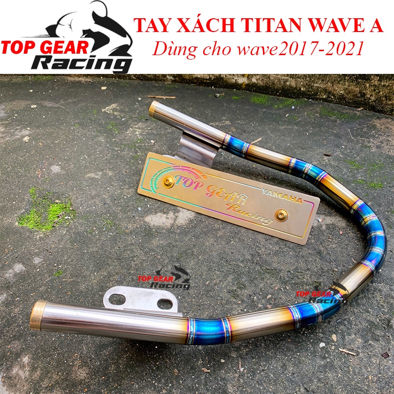 Tay Xách Wave Cản Sau Baga Wave a 2017-2021 Titanium Đổi Màu Theo Nhiệt