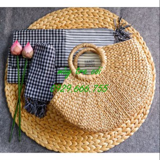 Thảm lục bình chụp ảnh decor hàng loại 1
