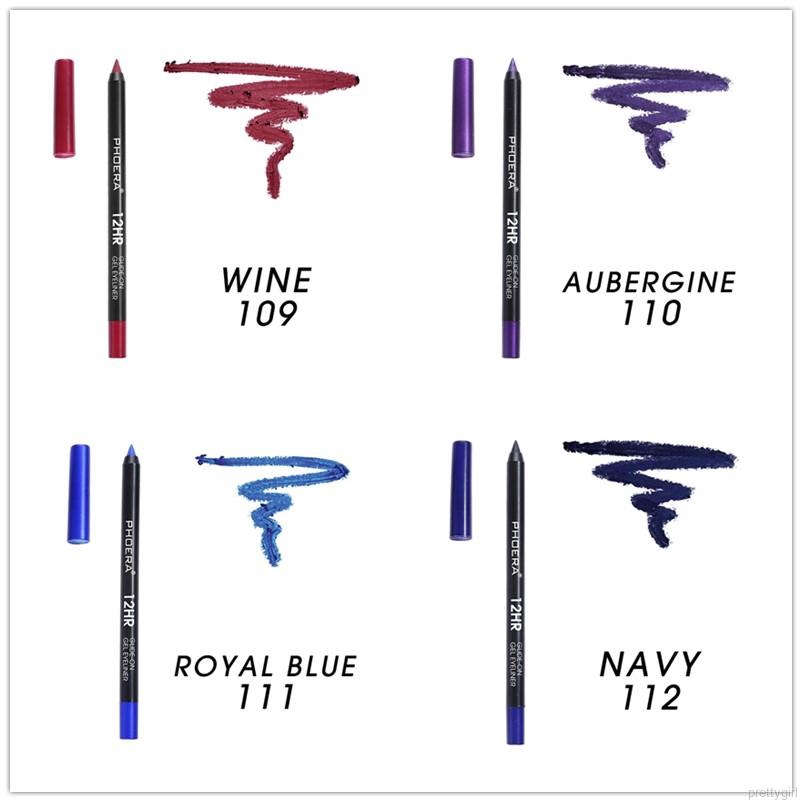 PHOERA Colorful Eyeliner Pencils Waterproof Smudge-Proof Easy To Color | BigBuy360 - bigbuy360.vn