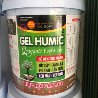 Xô gell humic 20 ký | Hàng chính hãng Quả Cầu Lửa