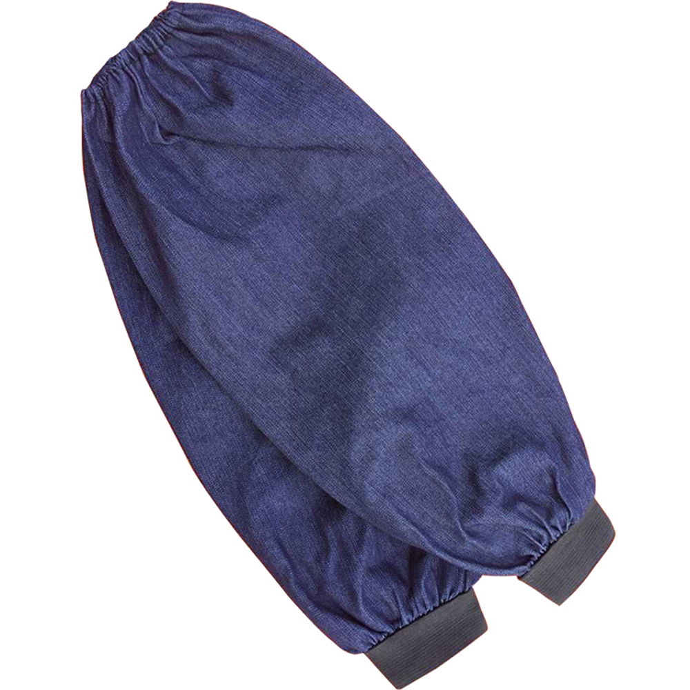 Ống tay áo bằng denim màu xanh dương chống bụi cách nhiệt chống cắt dùng để hàn